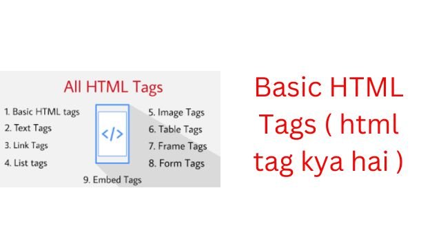 Basic HTML Tags ( html tag kya hai )