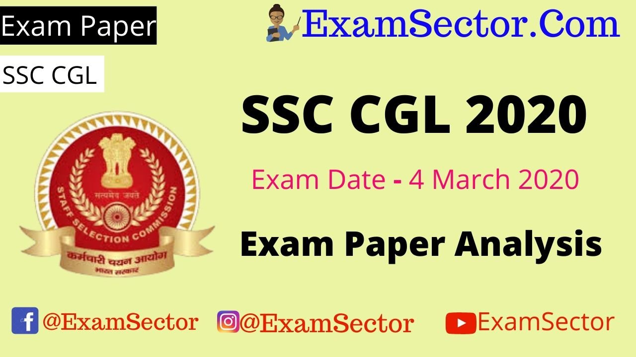 SSC CGL 4 March 2020 Exam Paper Analysis ,