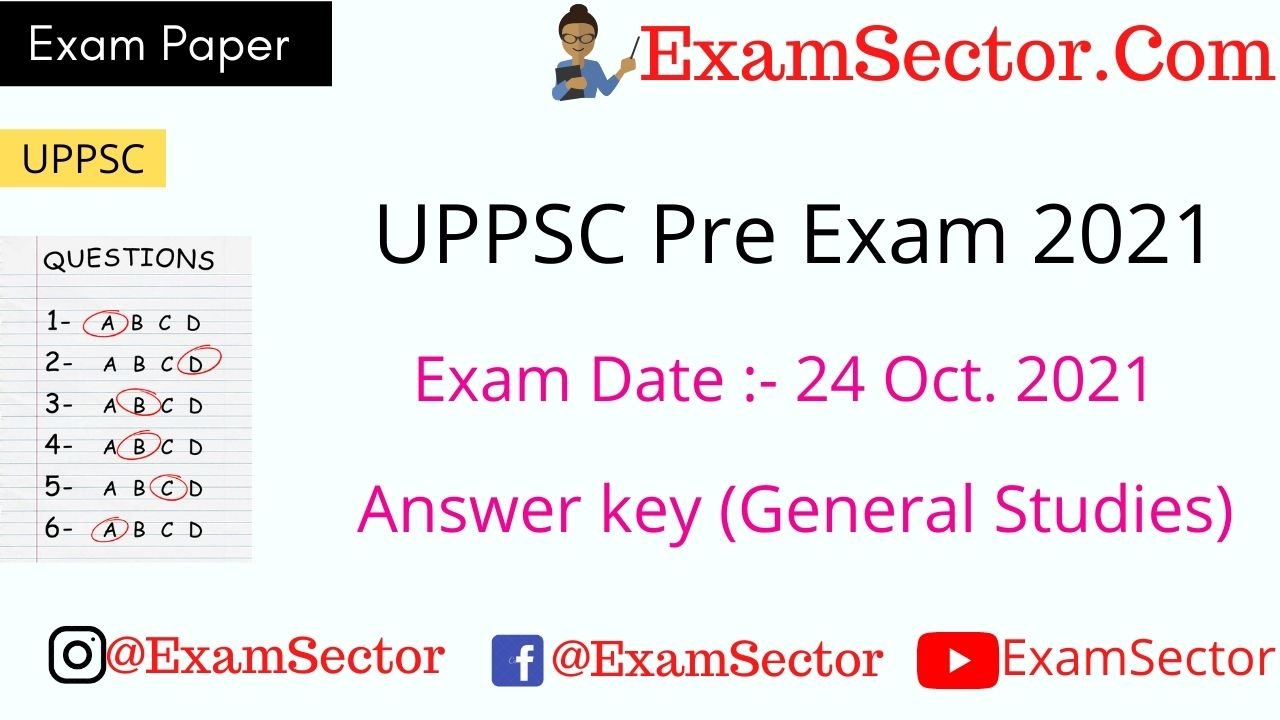 UPPSC Pre Exam Paper I (General Studies) 24 October