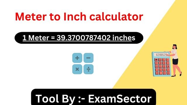 Free Online - Meter To Inch Calculator