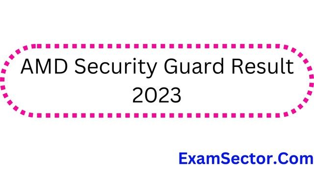 AMD Security Guard Result 2023