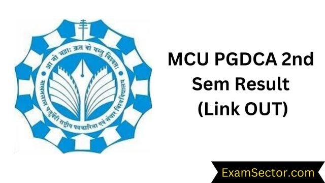 MCU PGDCA 2nd Sem Result 2024