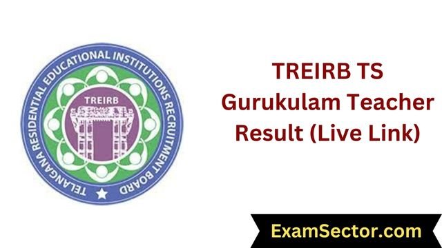 TREIRB TS Gurukulam Teacher Result 2024 (Live Link),